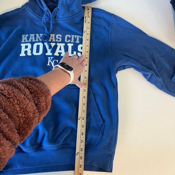 KC Kansas City Royals Hoodie Size Small Preloved Used Condition - Picture 10 of 12